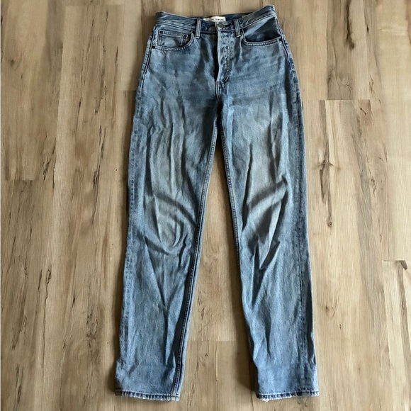 Denim Forum The BF High-Rise Loose 30L Light Blue Women's Jeans - Picture 4 of 11